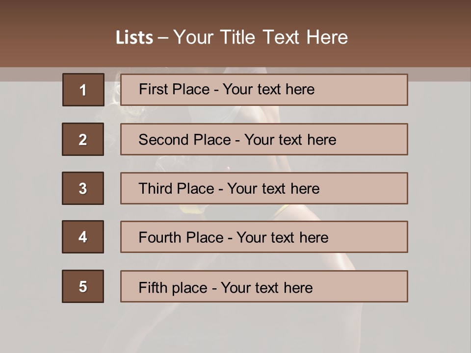 Beautiful Clubbing Color PowerPoint Template