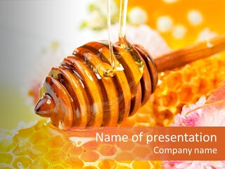 Dessert Sweetener Nutrition PowerPoint Template