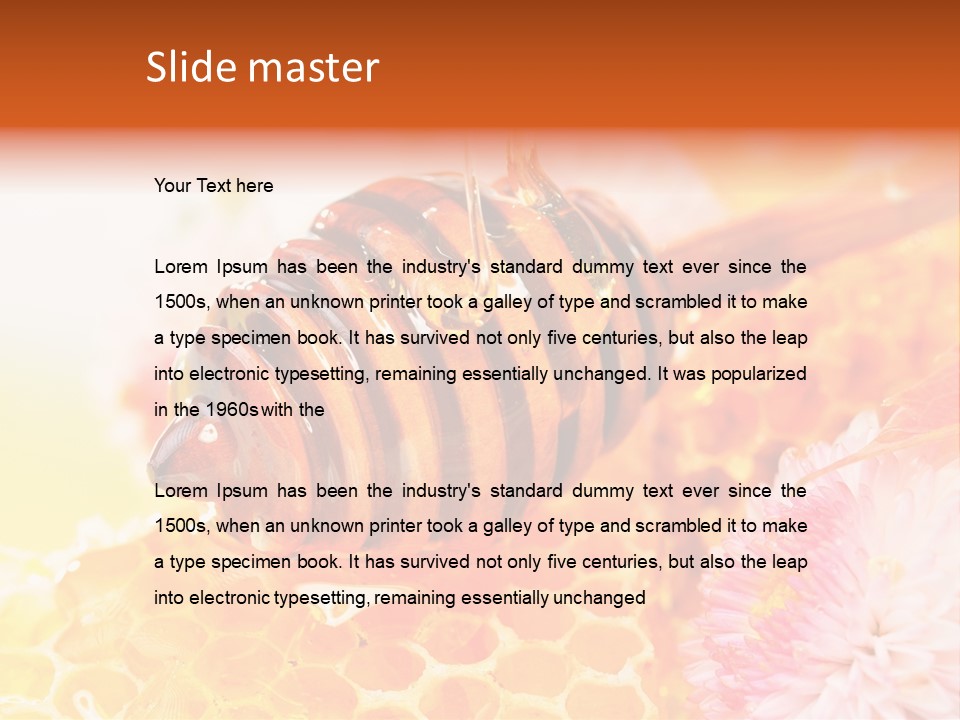 Dessert Sweetener Nutrition PowerPoint Template