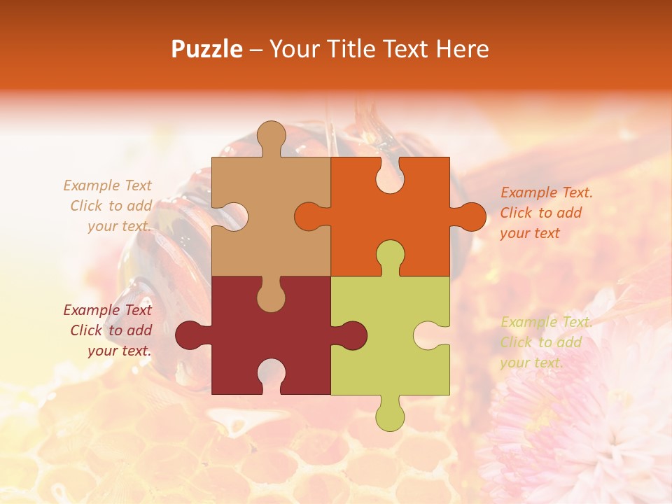 Dessert Sweetener Nutrition PowerPoint Template
