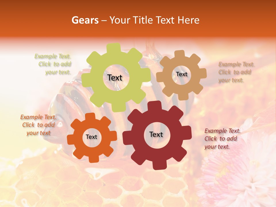 Dessert Sweetener Nutrition PowerPoint Template