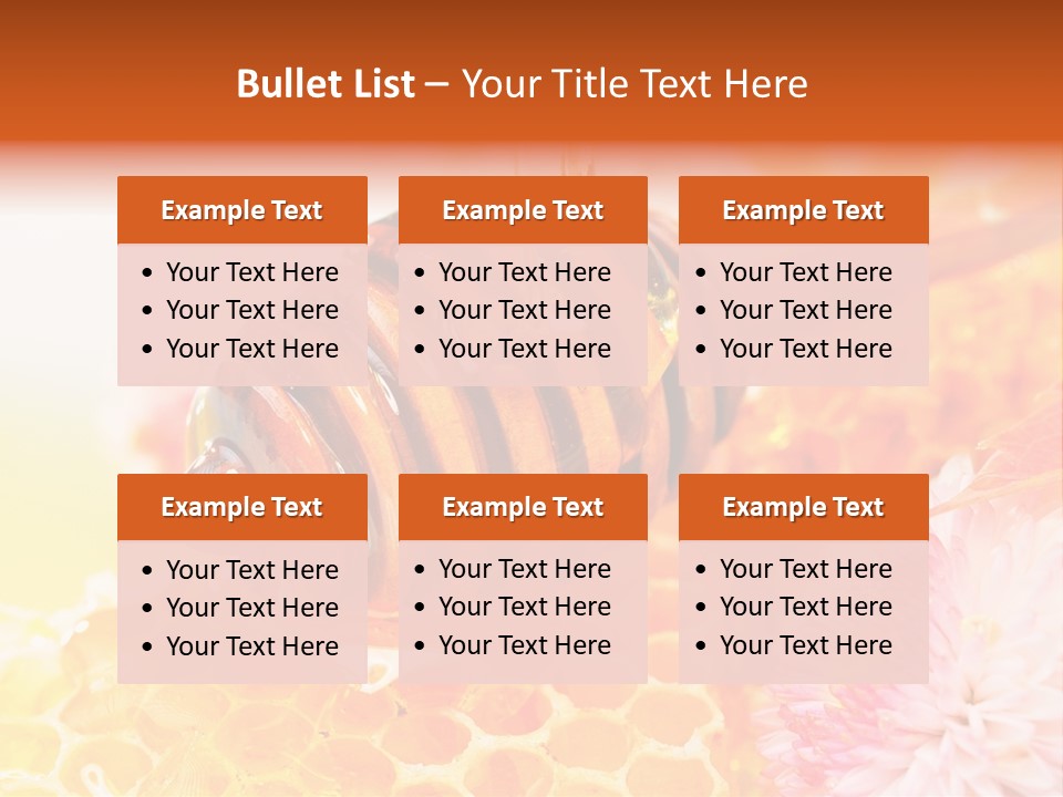 Dessert Sweetener Nutrition PowerPoint Template