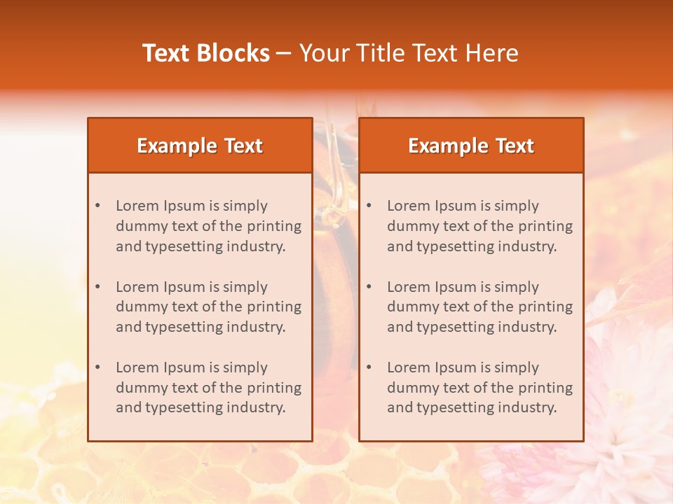 Dessert Sweetener Nutrition PowerPoint Template