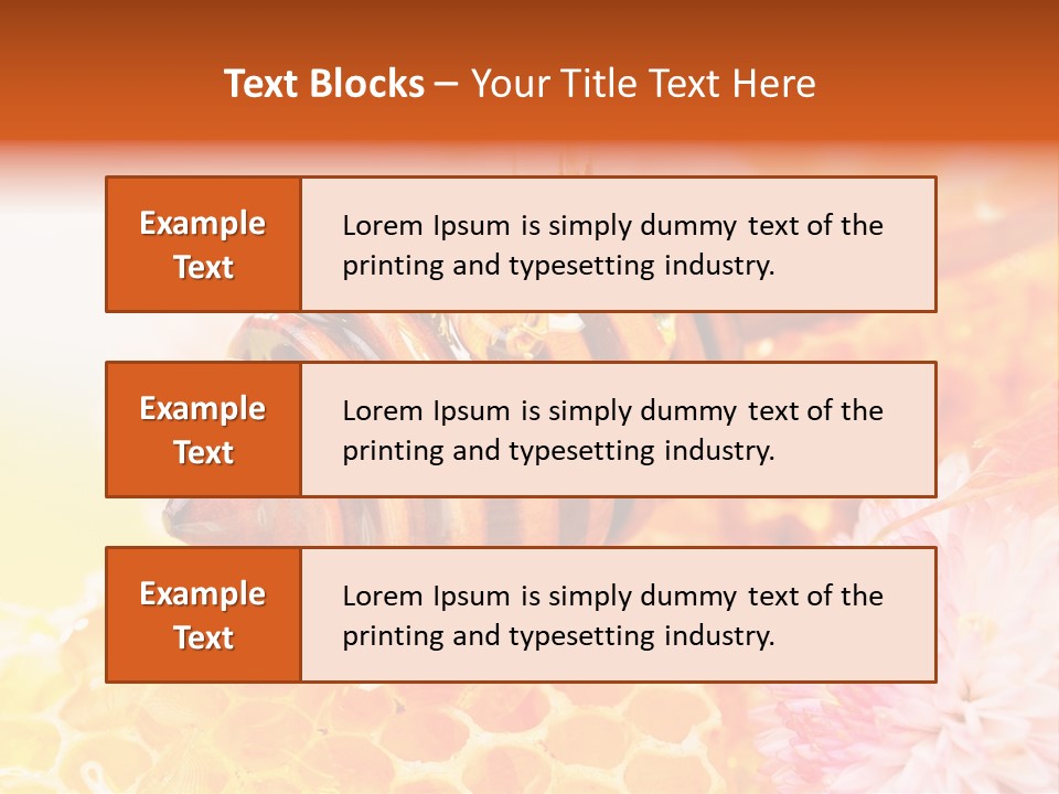Dessert Sweetener Nutrition PowerPoint Template