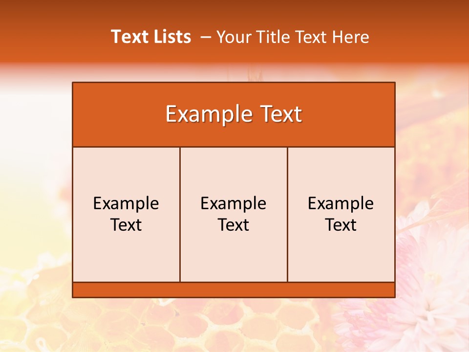 Dessert Sweetener Nutrition PowerPoint Template