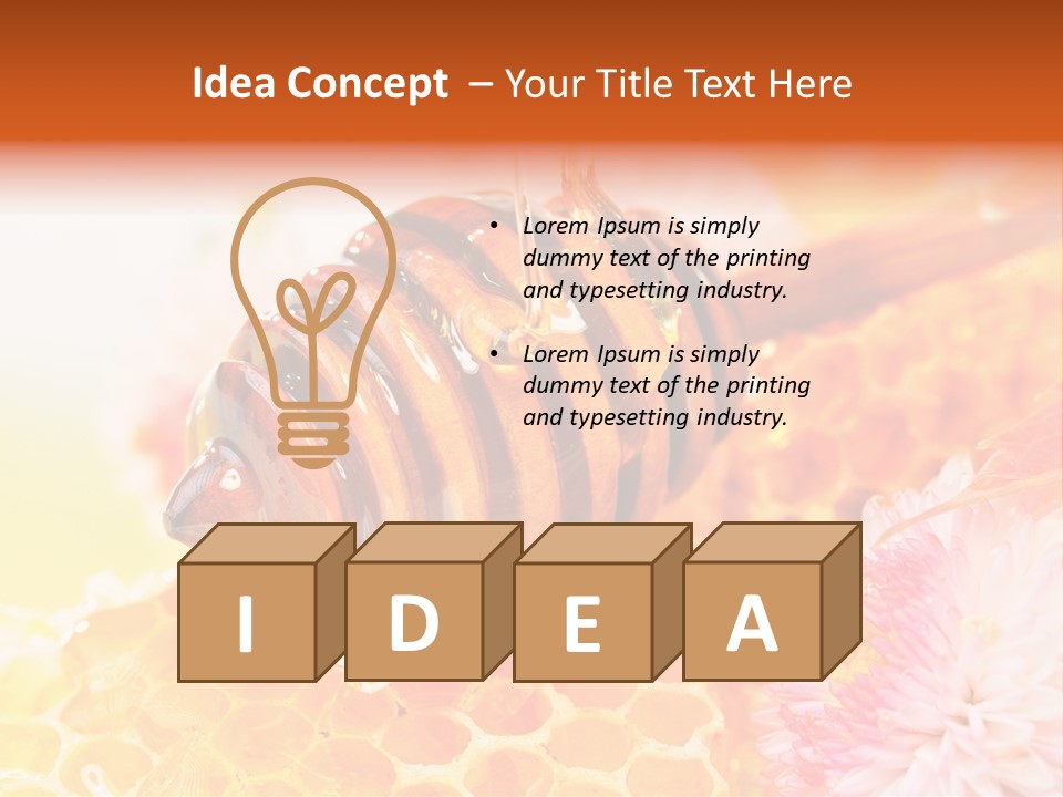 Dessert Sweetener Nutrition PowerPoint Template