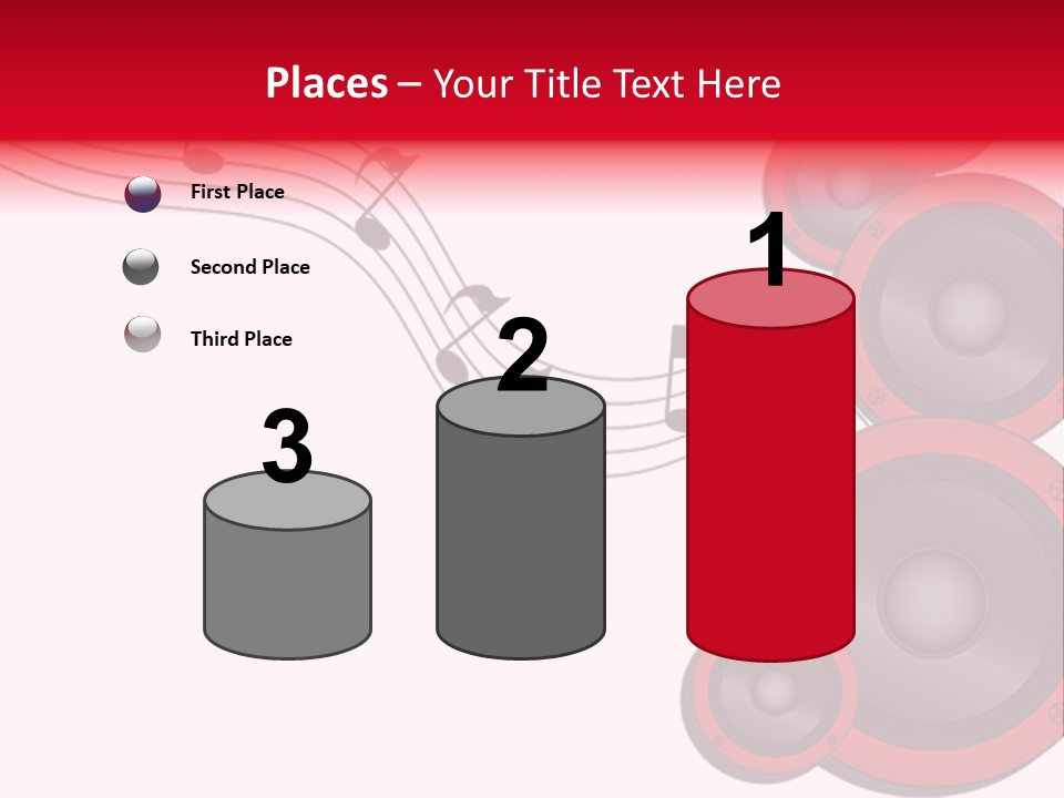 Soundwave Emit Pulse PowerPoint Template