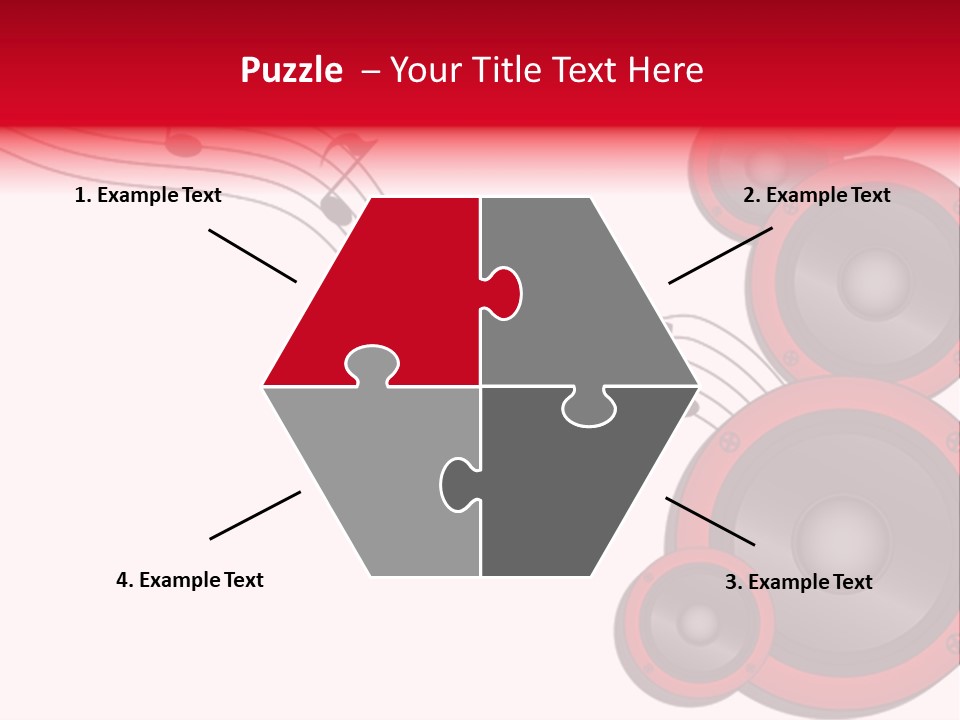 Soundwave Emit Pulse PowerPoint Template