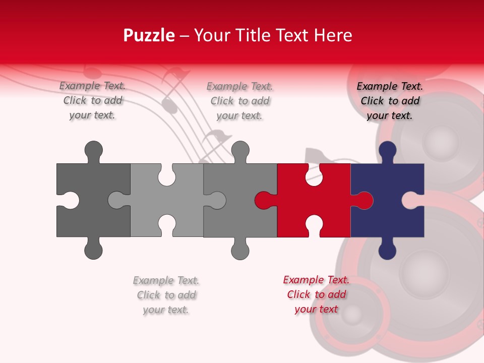 Soundwave Emit Pulse PowerPoint Template