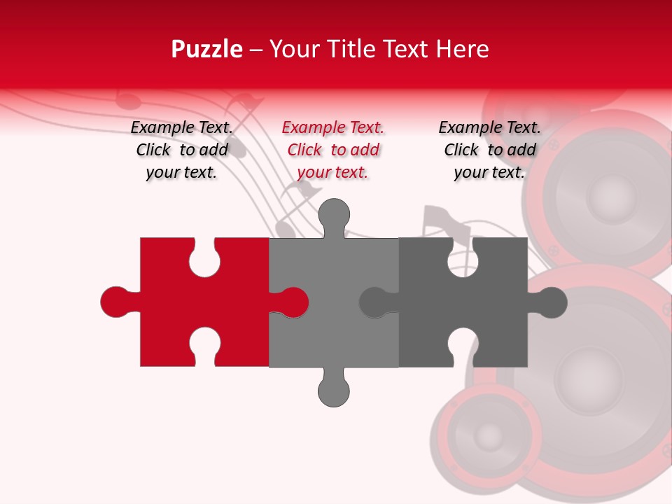 Soundwave Emit Pulse PowerPoint Template