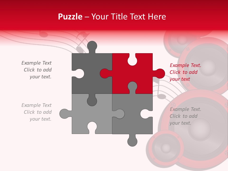 Soundwave Emit Pulse PowerPoint Template