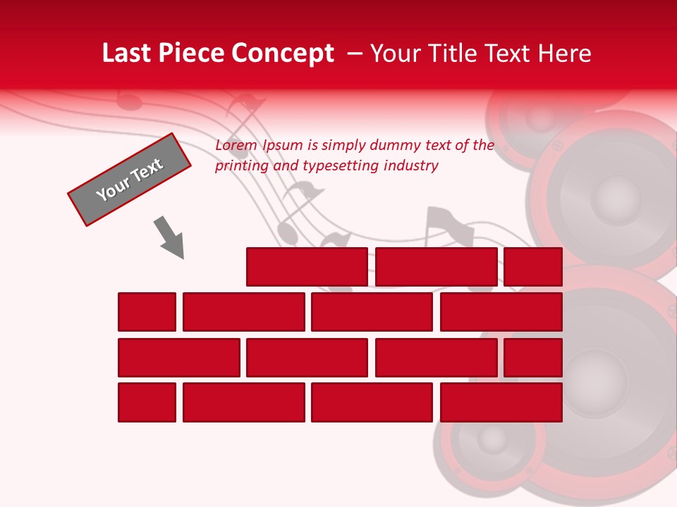 Soundwave Emit Pulse PowerPoint Template