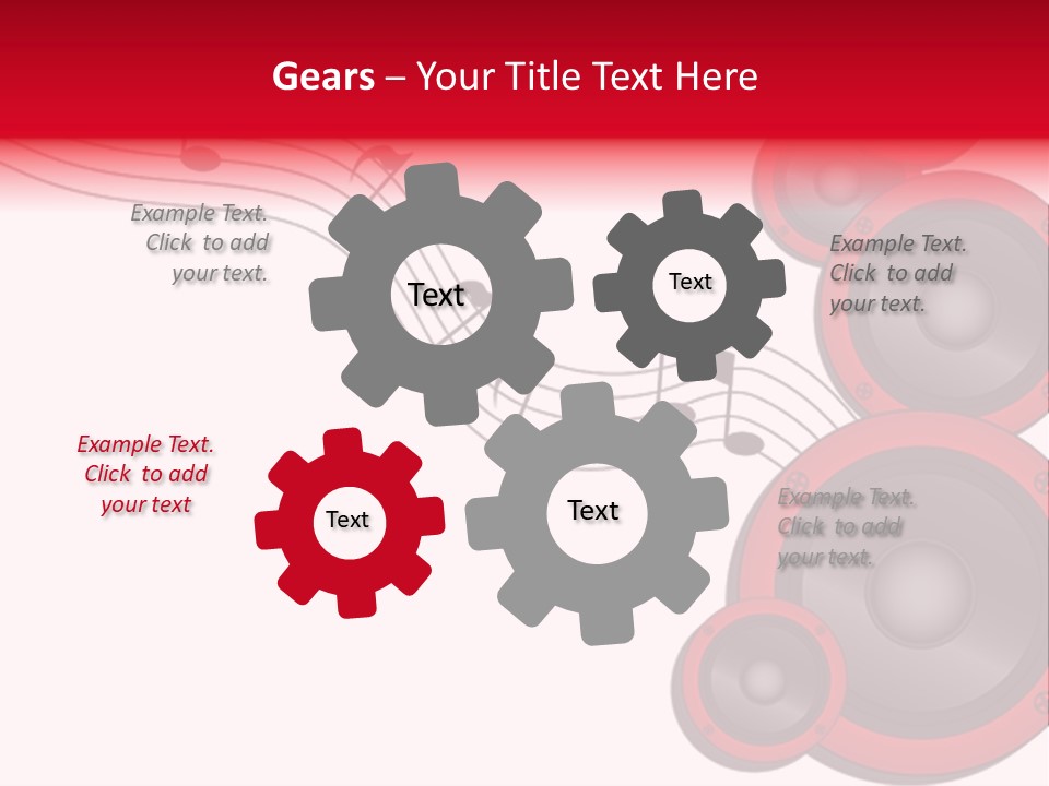 Soundwave Emit Pulse PowerPoint Template