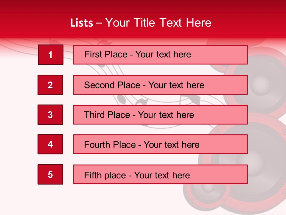Soundwave Emit Pulse PowerPoint Template