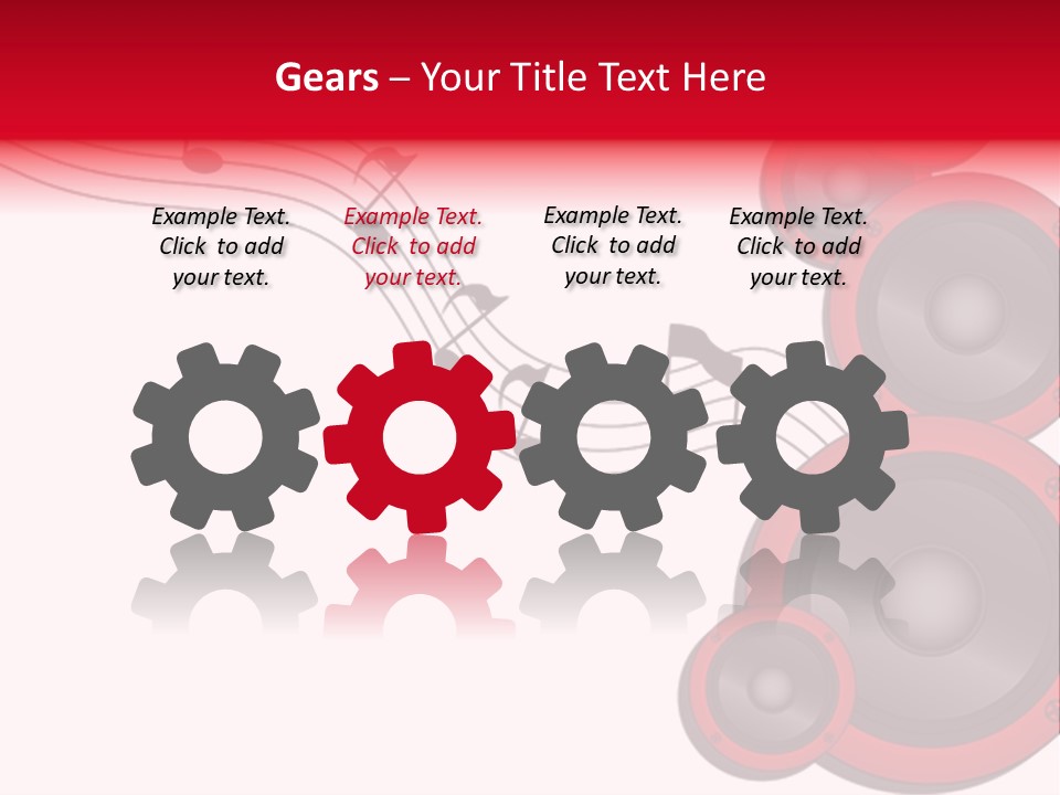 Soundwave Emit Pulse PowerPoint Template