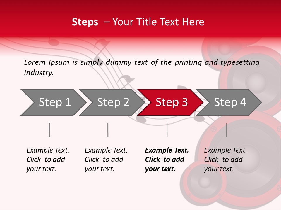 Soundwave Emit Pulse PowerPoint Template