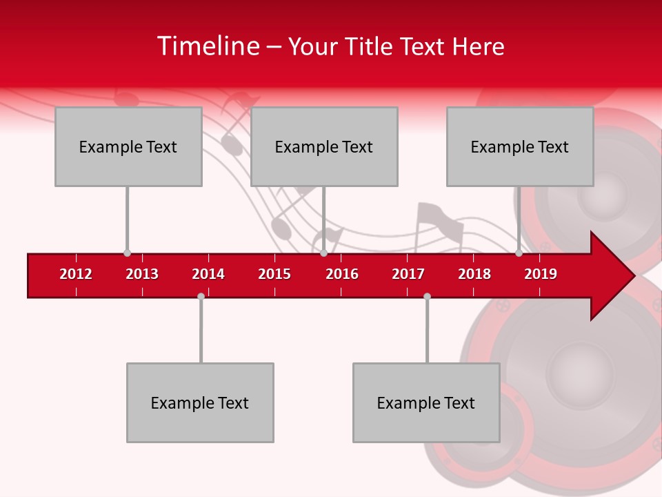 Soundwave Emit Pulse PowerPoint Template