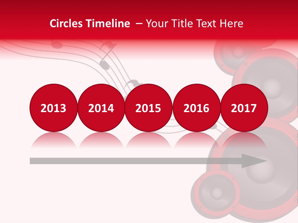 Soundwave Emit Pulse PowerPoint Template