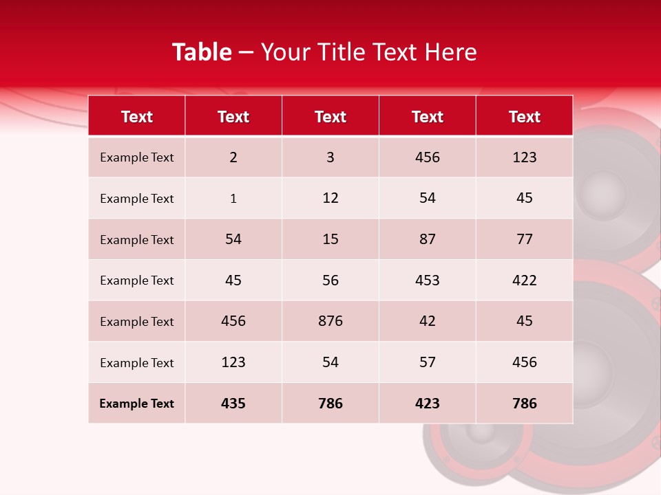 Soundwave Emit Pulse PowerPoint Template
