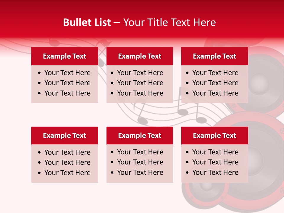 Soundwave Emit Pulse PowerPoint Template