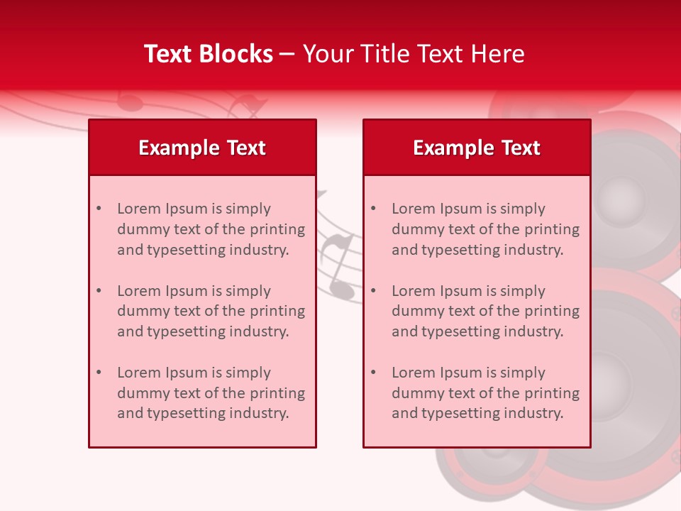 Soundwave Emit Pulse PowerPoint Template