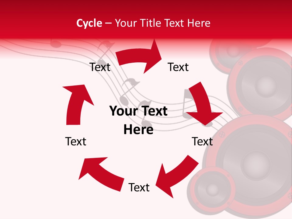 Soundwave Emit Pulse PowerPoint Template