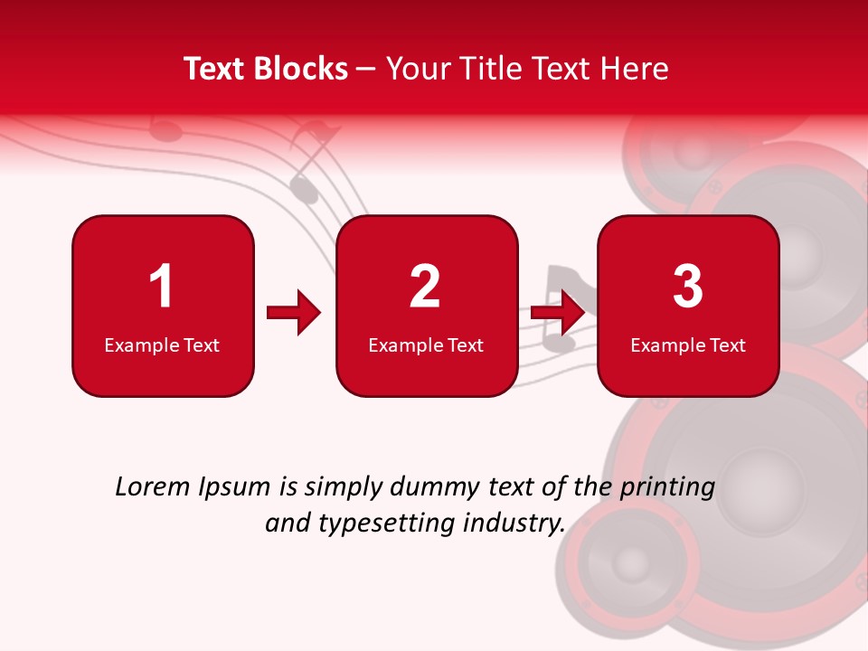 Soundwave Emit Pulse PowerPoint Template
