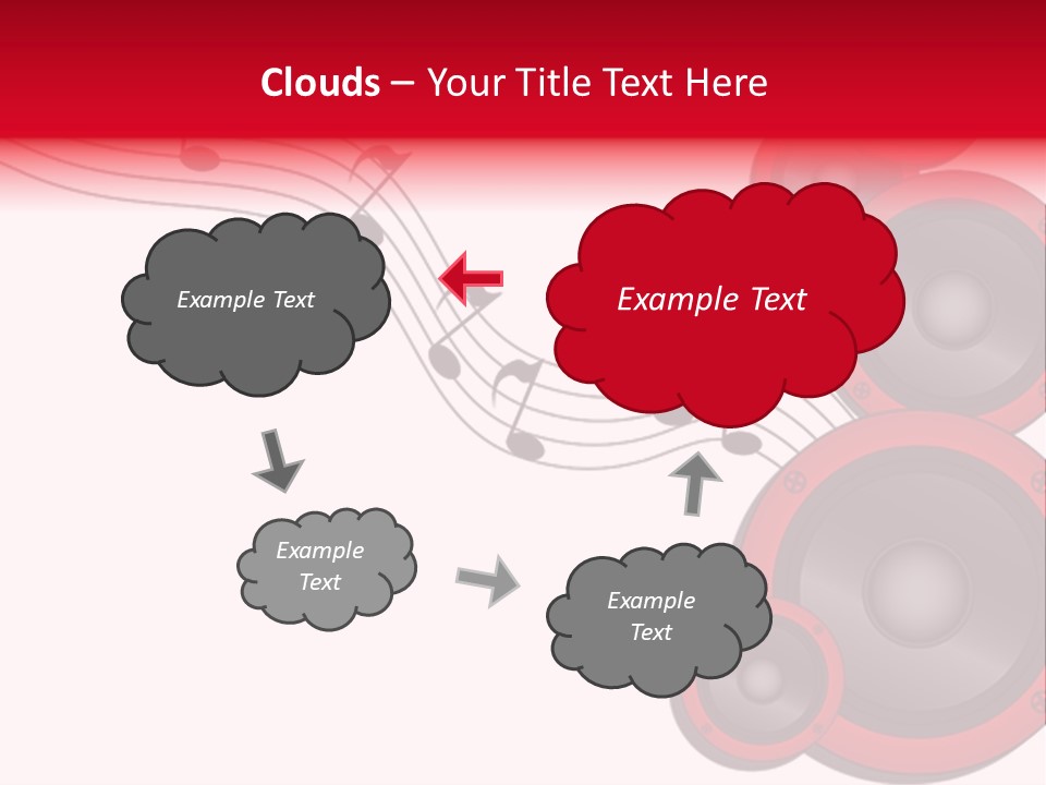 Soundwave Emit Pulse PowerPoint Template