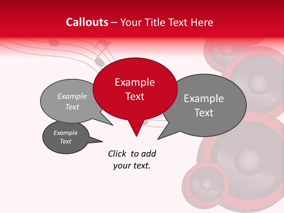 Soundwave Emit Pulse PowerPoint Template