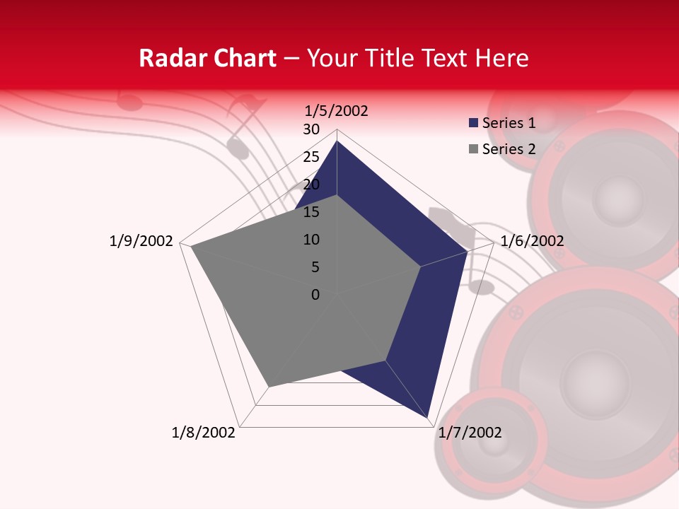 Soundwave Emit Pulse PowerPoint Template