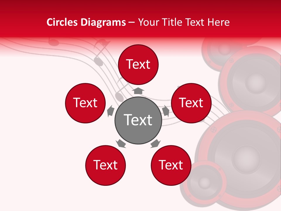 Soundwave Emit Pulse PowerPoint Template