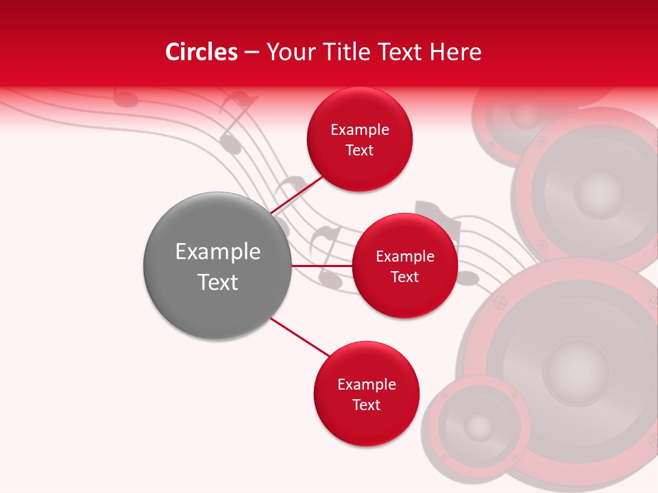 Soundwave Emit Pulse PowerPoint Template
