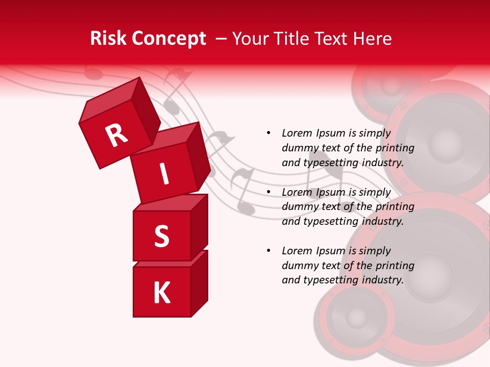 Soundwave Emit Pulse PowerPoint Template