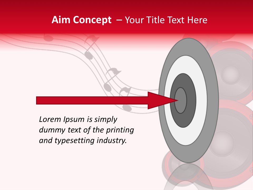 Soundwave Emit Pulse PowerPoint Template