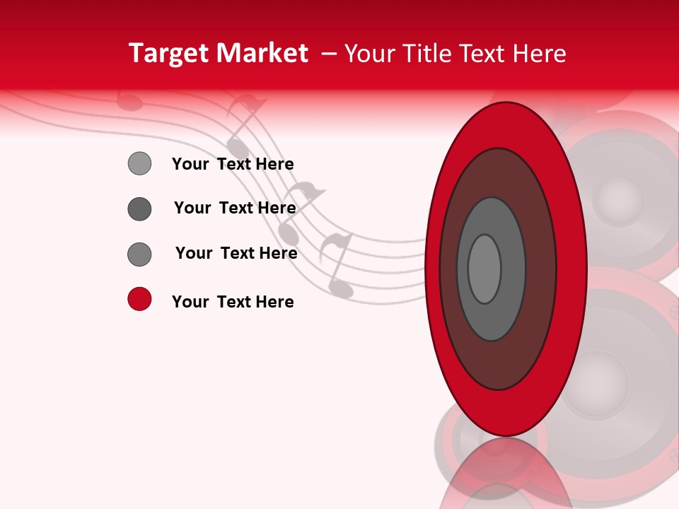 Soundwave Emit Pulse PowerPoint Template