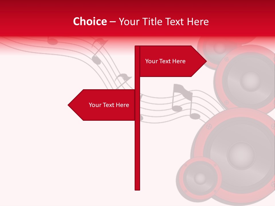 Soundwave Emit Pulse PowerPoint Template
