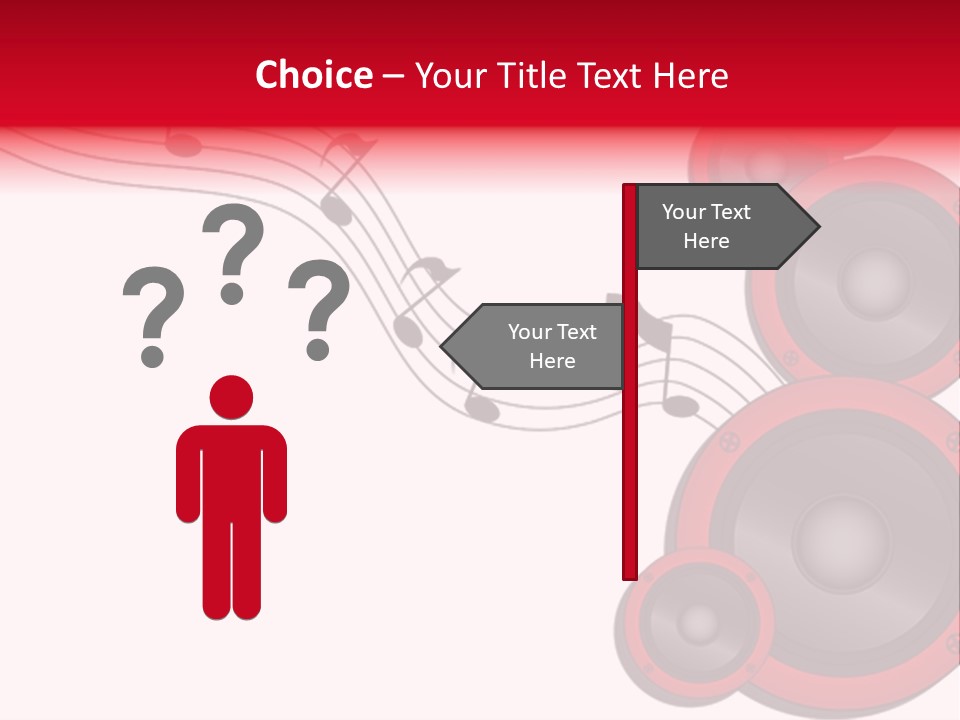 Soundwave Emit Pulse PowerPoint Template