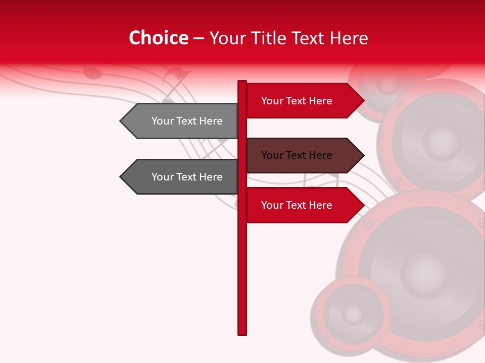 Soundwave Emit Pulse PowerPoint Template