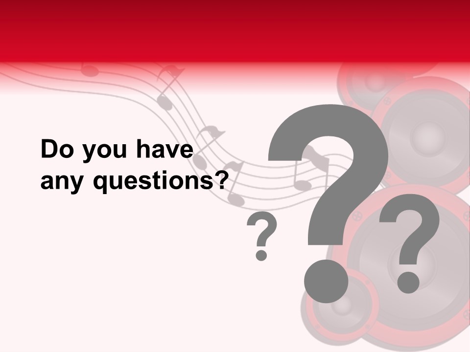 Soundwave Emit Pulse PowerPoint Template