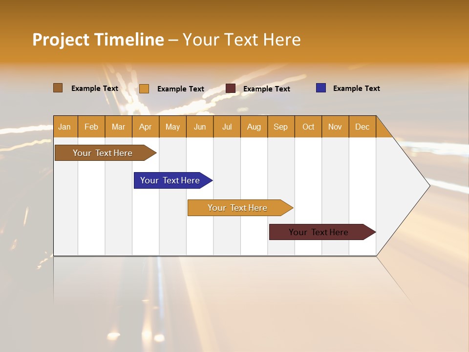 Drive Street Road PowerPoint Template