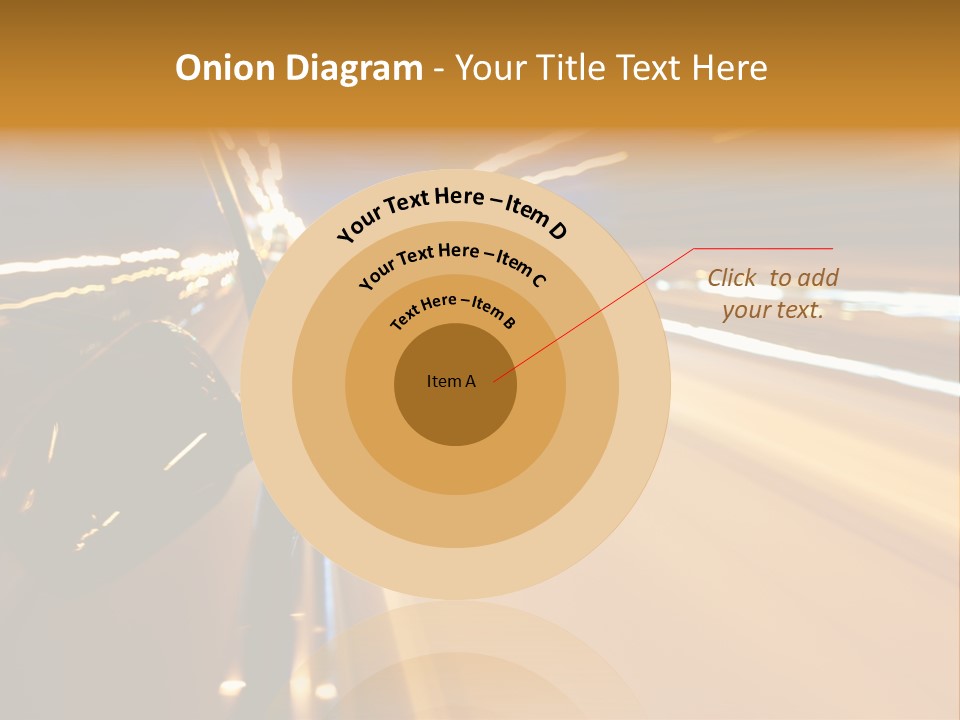 Drive Street Road PowerPoint Template