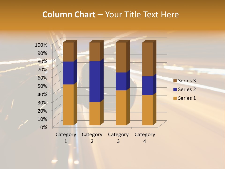 Drive Street Road PowerPoint Template