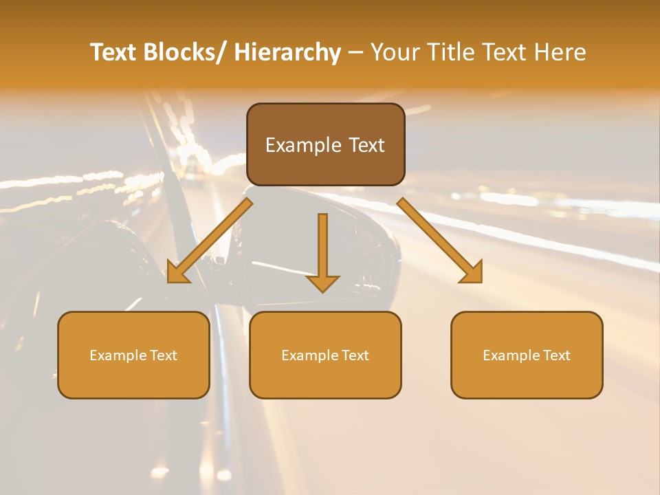 Drive Street Road PowerPoint Template