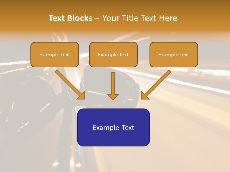 Drive Street Road PowerPoint Template