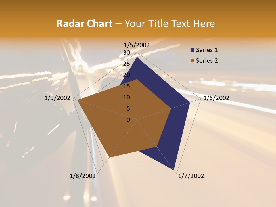 Drive Street Road PowerPoint Template
