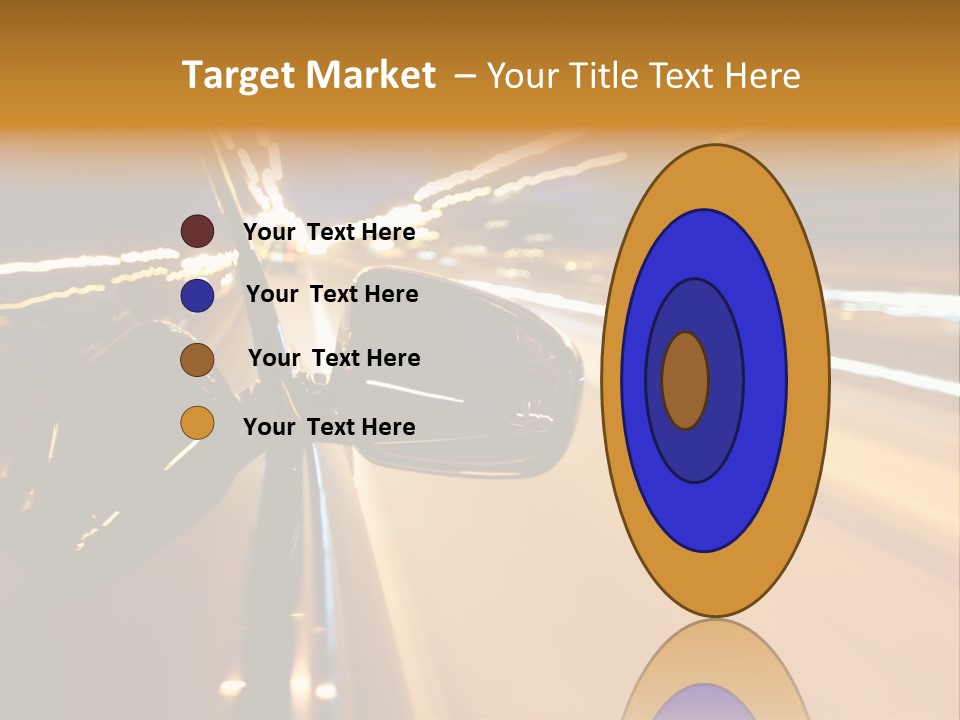 Drive Street Road PowerPoint Template