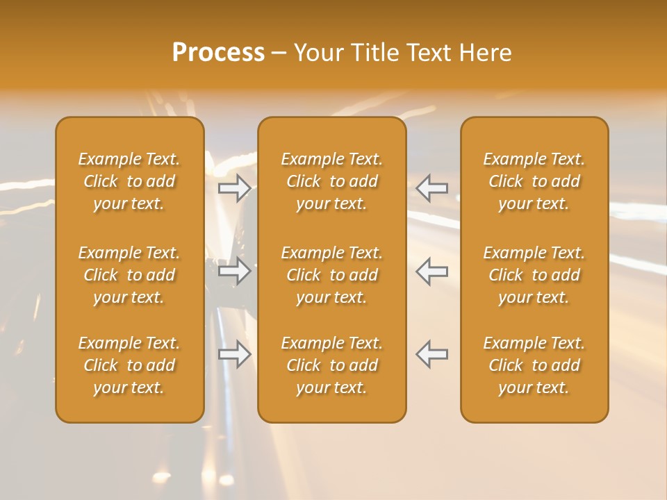 Drive Street Road PowerPoint Template