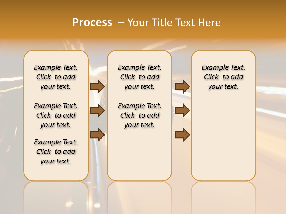 Drive Street Road PowerPoint Template