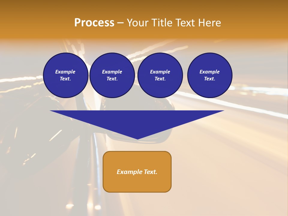 Drive Street Road PowerPoint Template