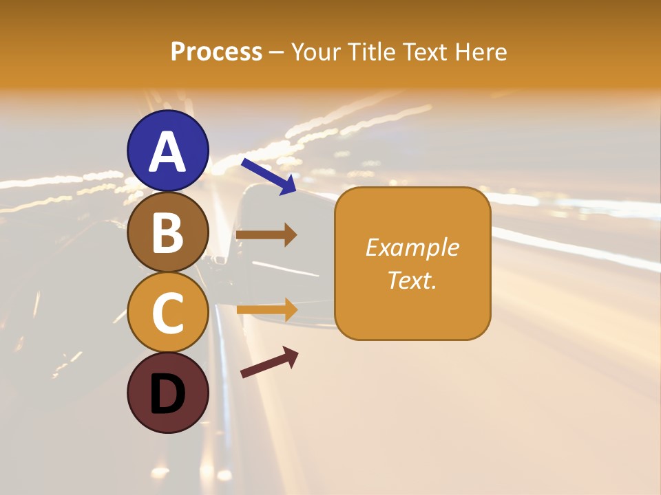 Drive Street Road PowerPoint Template